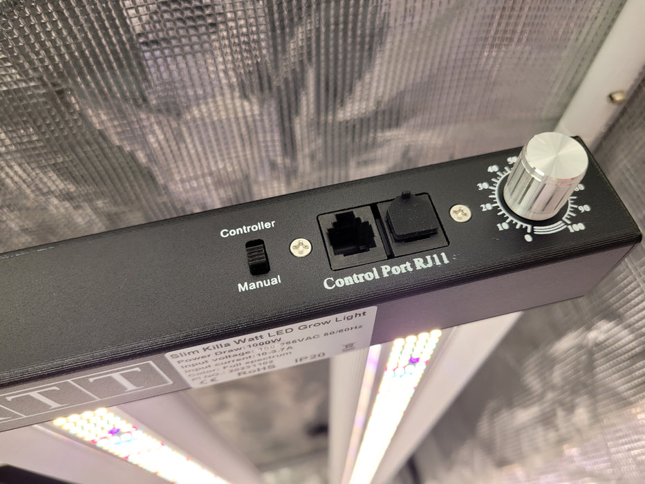 Slim Killa Watt 1000 Bloom - Dimmable LED Grow Light - January 1st 2024 Release